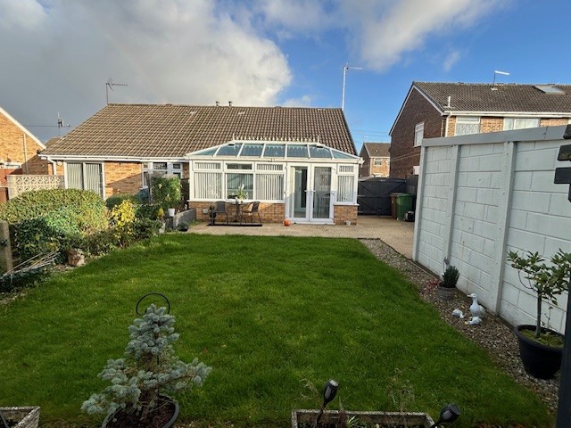 Rear view from garden